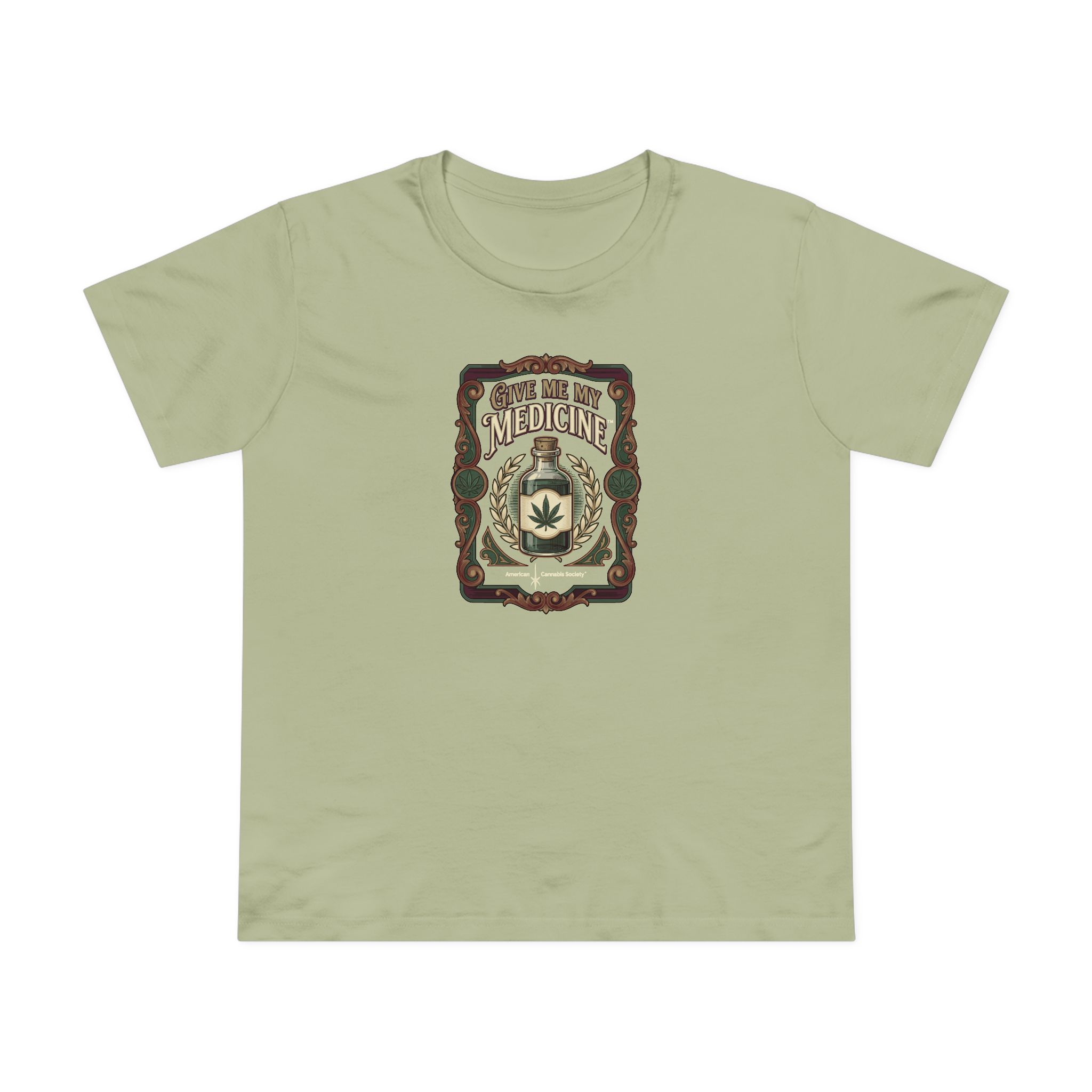 Give Me My Medicine™ Women's Maple Tee – Pistachio