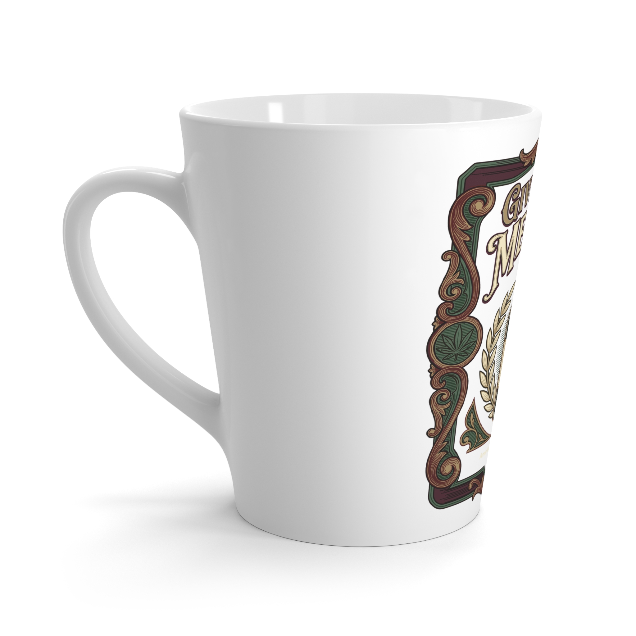 Give Me My Medicine™ Latte Mug – 12oz – view 2