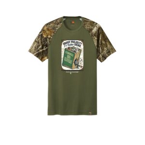 Group Project? I'd Rather Drink. Colorblock Performance Tee – Olive Drab Green/ Realtree Edge